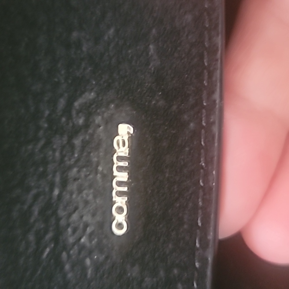 COMMA, - Suede Backpack, Black - Picture 2 of 10